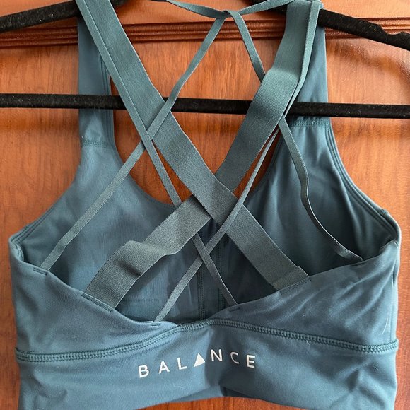 Balance Athletica Aura Bra Oasis Collection in Dive (Teal Blue) - Size Small - Picture 6 of 6